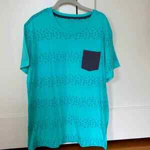 Blue Crown cotton T-shirt w pocket XL